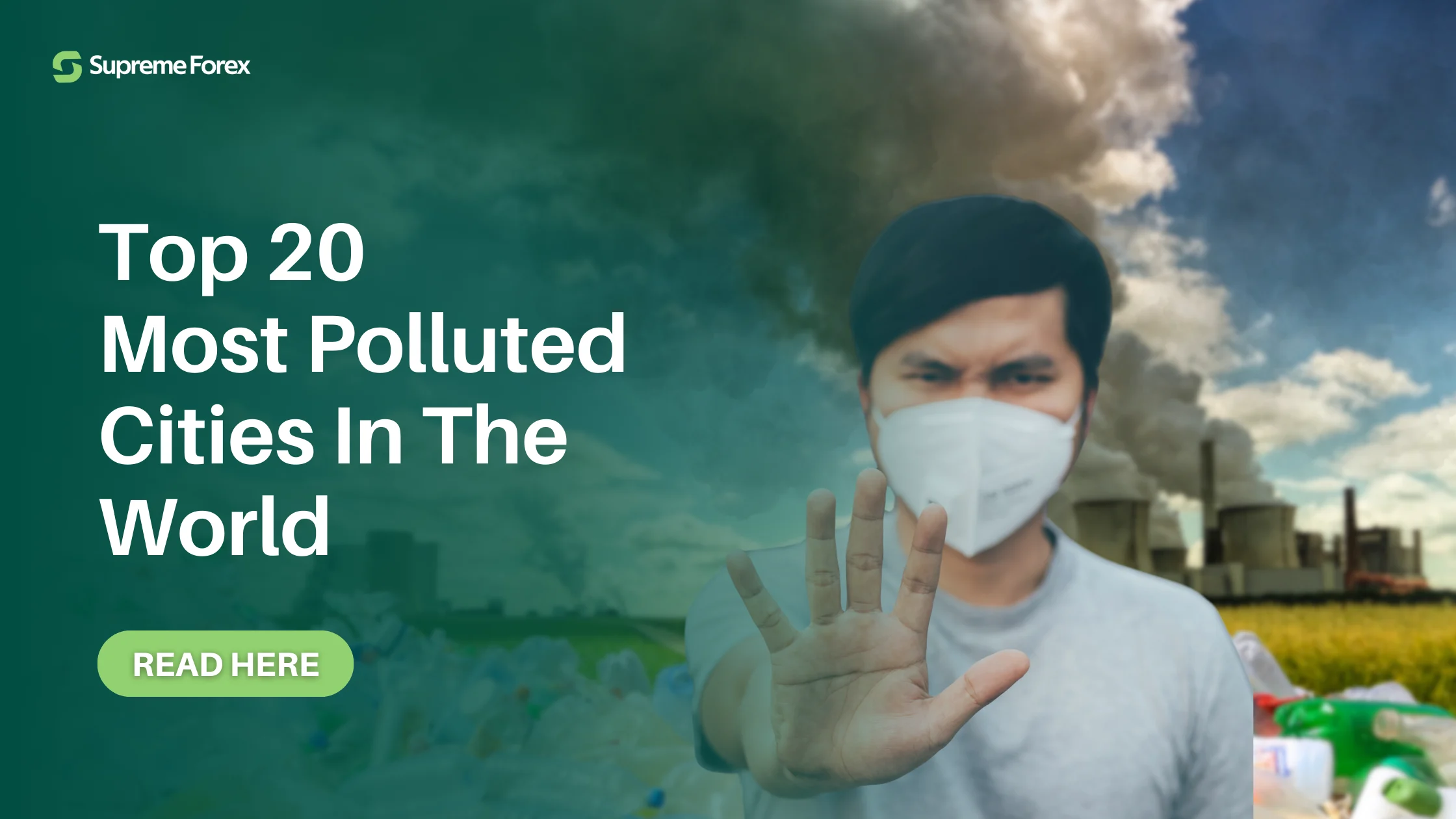 Top 20 most polluted cities in the world