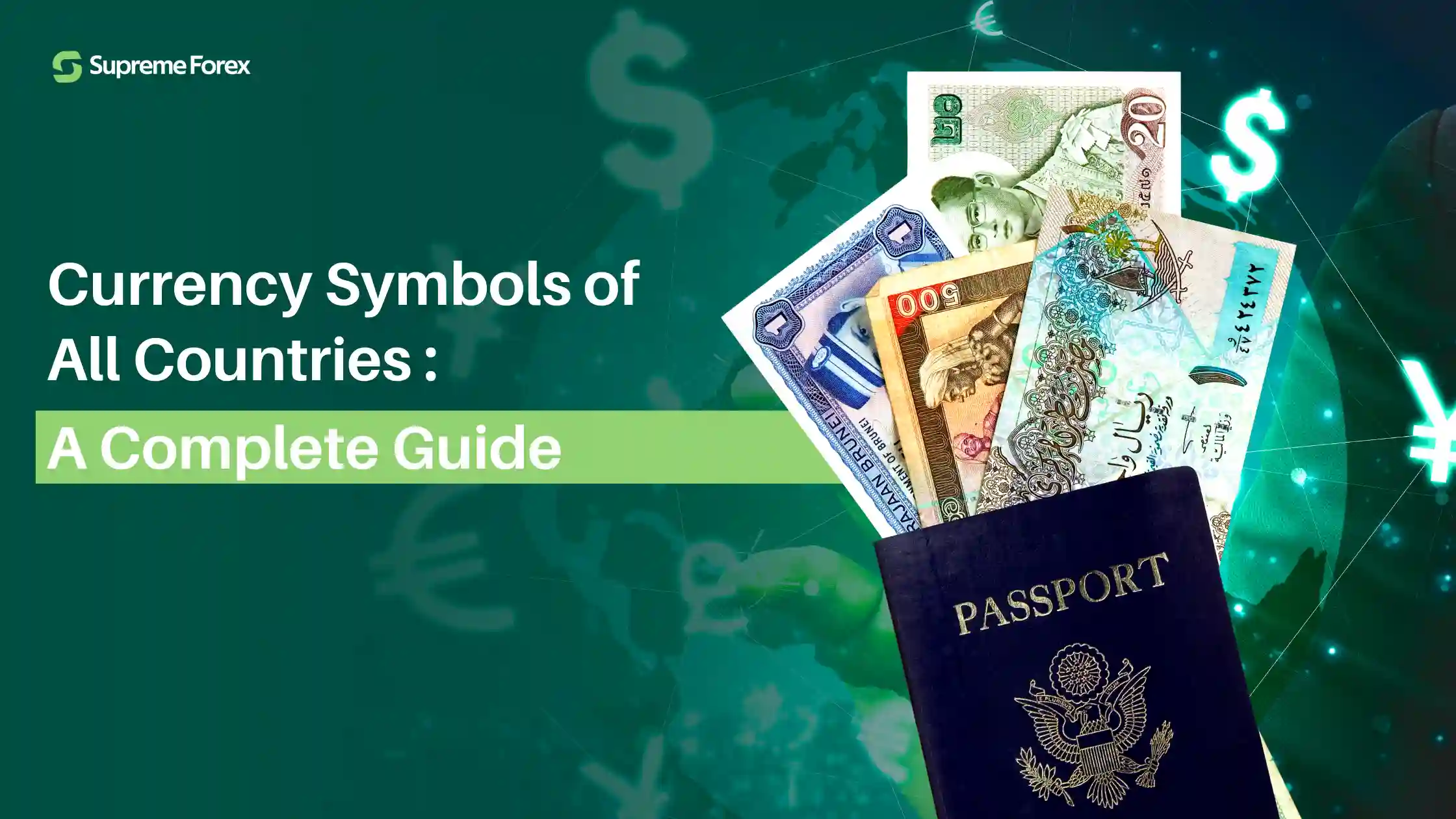 Currency Symbols of all Countries