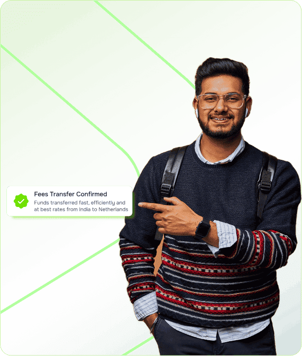 fees transfer of university student in netherlands via supreme forex