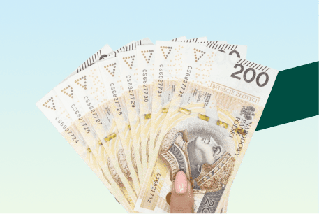 Polish zloty currency notes