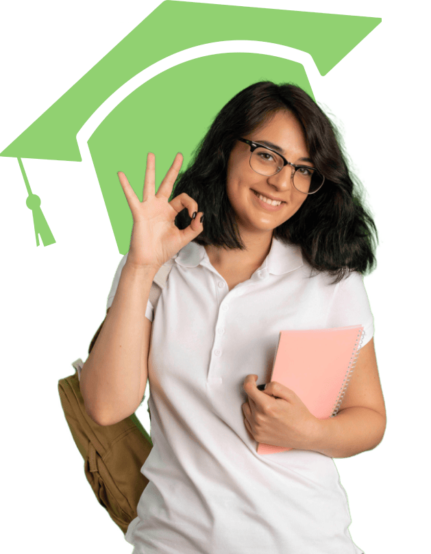 Indian girl studying abroad