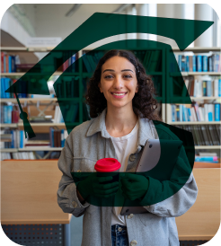 Indian student studying abroad