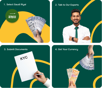 how to exchange saudi riyal in india