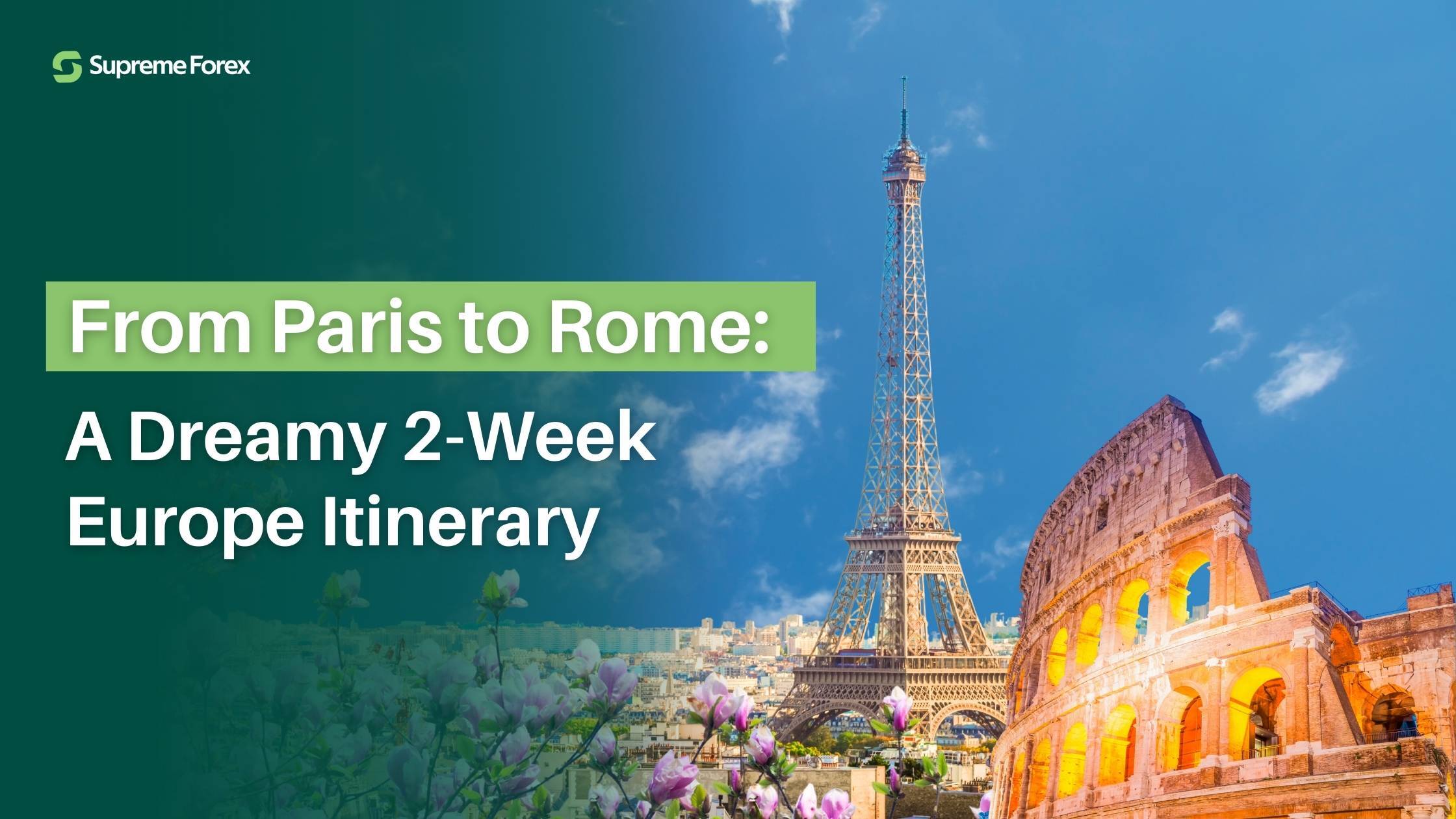 best travel itinerary for Europe